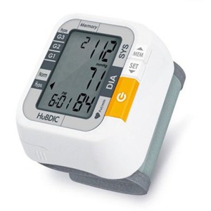 우주헬스케어 - 휴비딕 비피첵 스마트 손목 자동 전자혈압계 HBP-500